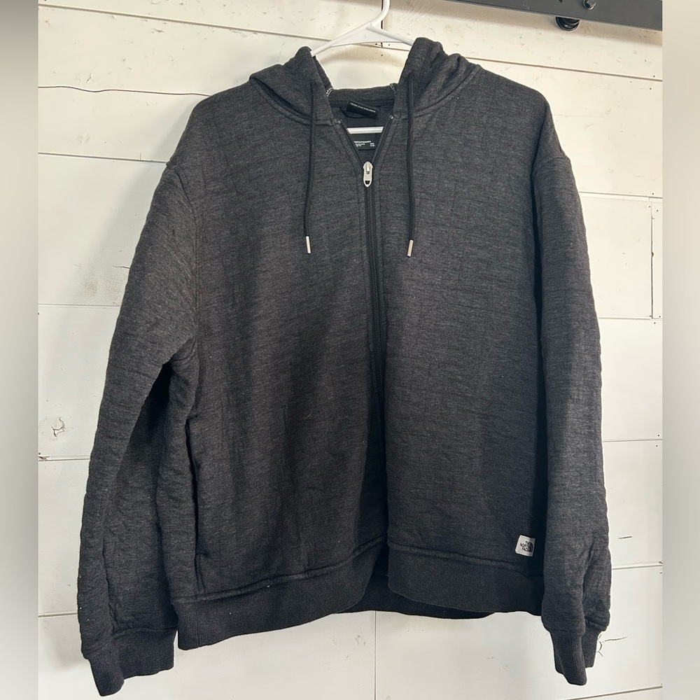 Dark Gray North Face Zip-Up Hoodie NWOT